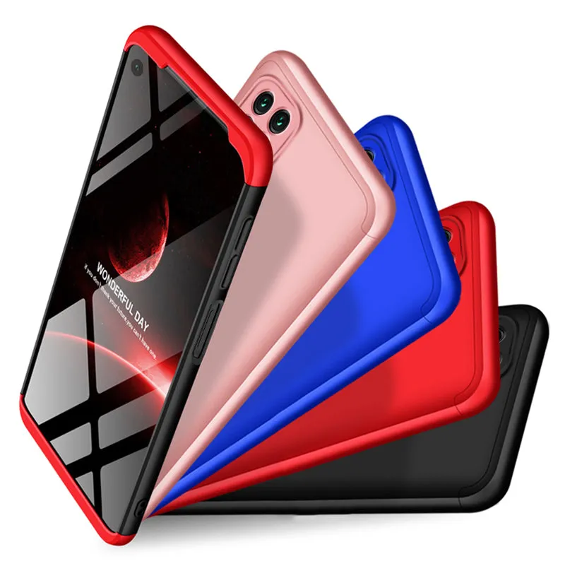 For HUAWEI Nova 6SE/P40 lite/Nova 7i Cellphone Case PC Full Protection Anti-Scratch Mobile Phone Shell Cover red